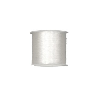 TRANSPARENT ELASTIC THREAD 0,60MM - WHITE