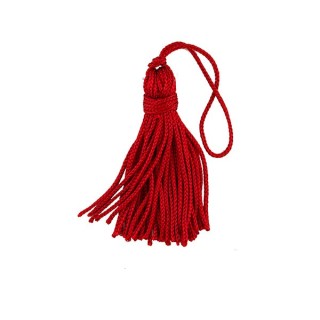 CHAINETTE TASSEL RED