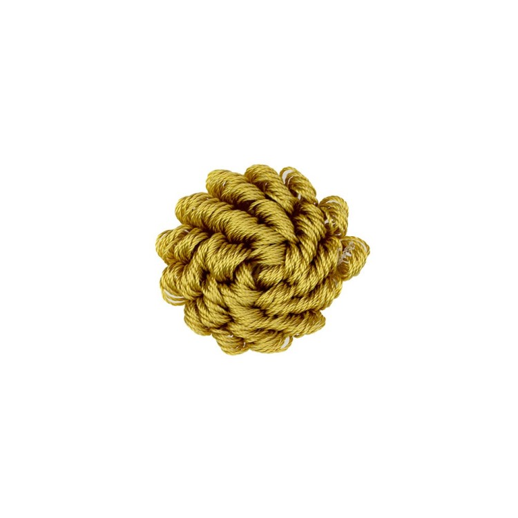 DECORATIVE ROSETTE - GOLDEN OCHRE