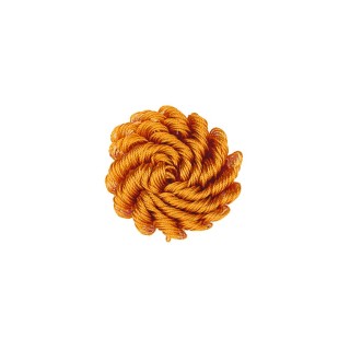 DECORATIVE ROSETTE - TANGERINE