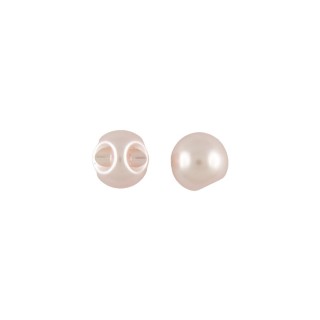 POLYESTER PEARL BALL BUTTON - PINK