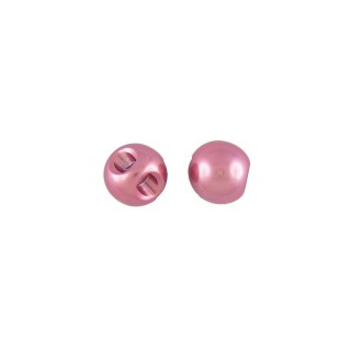 POLYESTER PEARL BALL BUTTON - WISTERIA