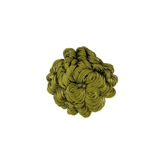 DECORATIVE ROSETTE - AMBER GREEN