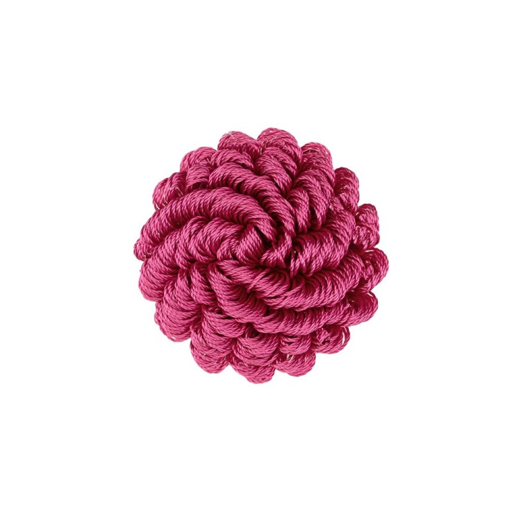 DECORATIVE ROSETTE - FUCHSIA