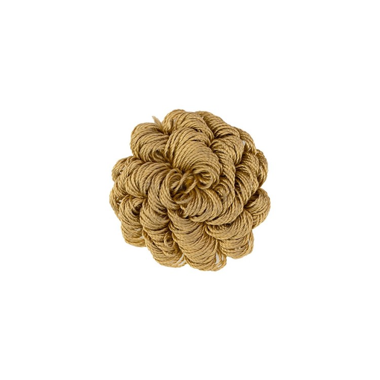 DECORATIVE ROSETTE - GOLDEN WHEAT