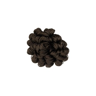 DECORATIVE ROSETTE - DARK BROWN