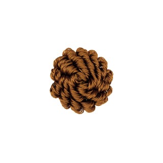 DECORATIVE ROSETTE - BRANDY