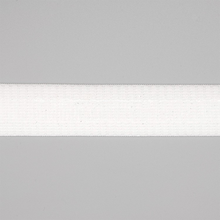 NASTRO ELASTICO CON SILICONE 20MM - BIANCO