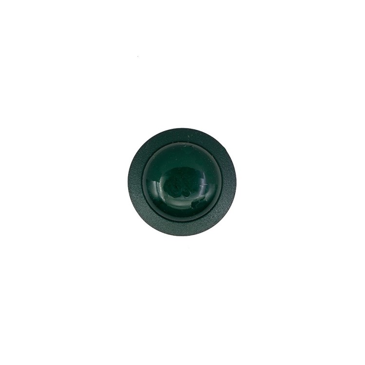 POLYESTER BUTTON WITH SHANK - BOTTLE GREEN