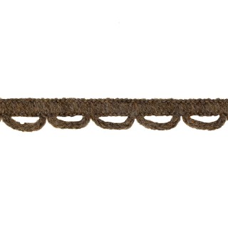 BUTTONHOLE BRAID TRIMMING 10MM - LIGHT BROWN