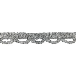 BUTTONHOLE BRAID TRIMMING 10MM - GREY