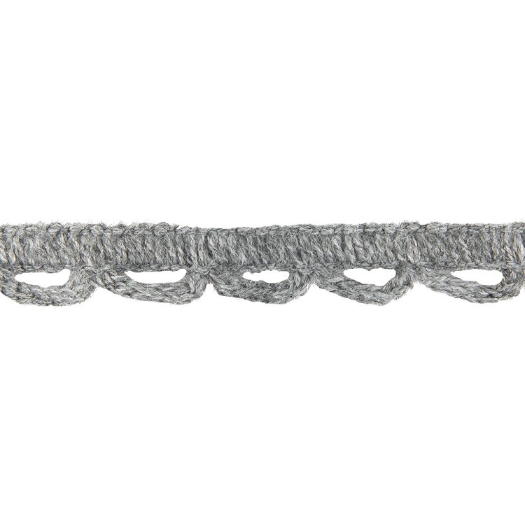 BUTTONHOLE BRAID TRIMMING 10MM - GREY