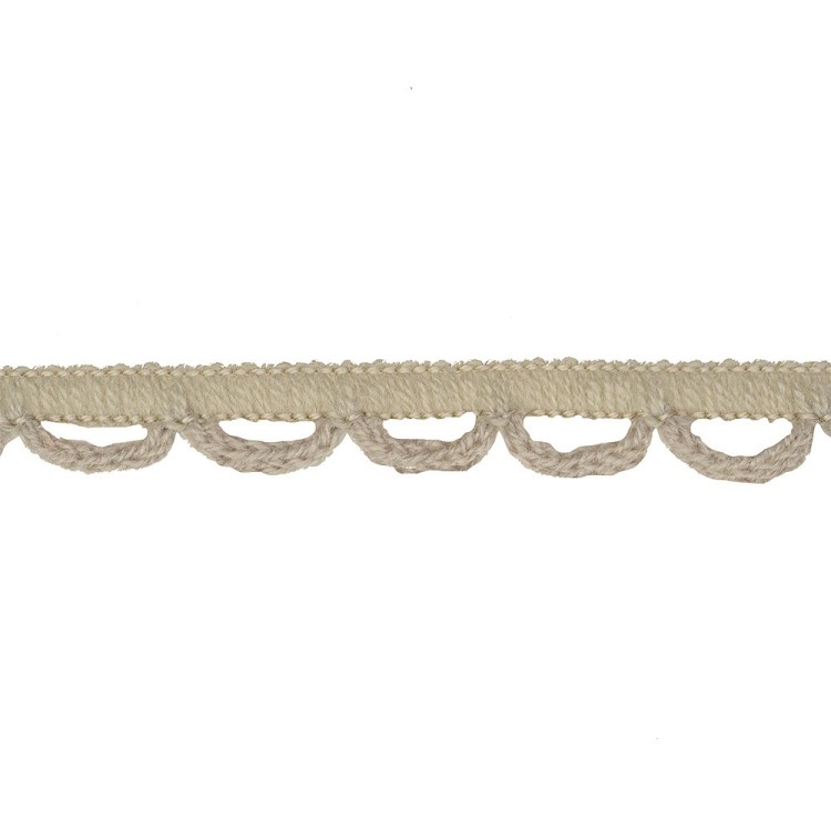 BUTTONHOLE BRAID TRIMMING 10MM - BEIGE