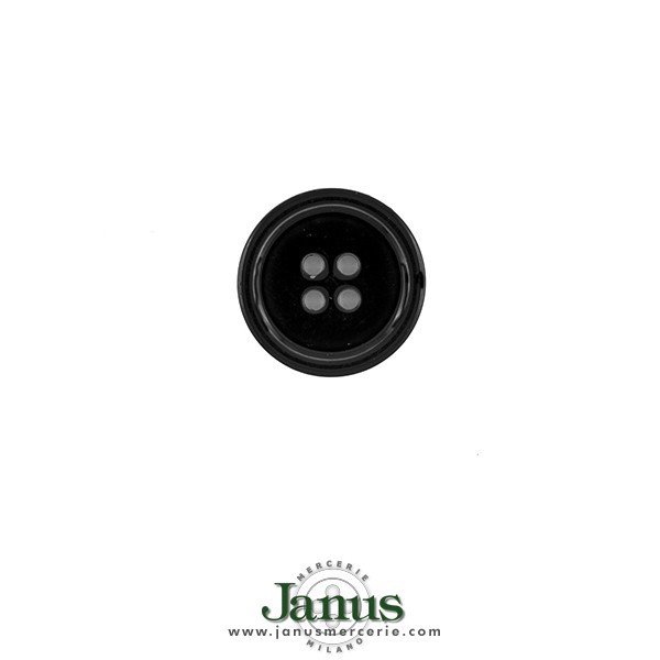 4-HOLES TAHITI MOTHER OF PEARL BUTTON -BLACK